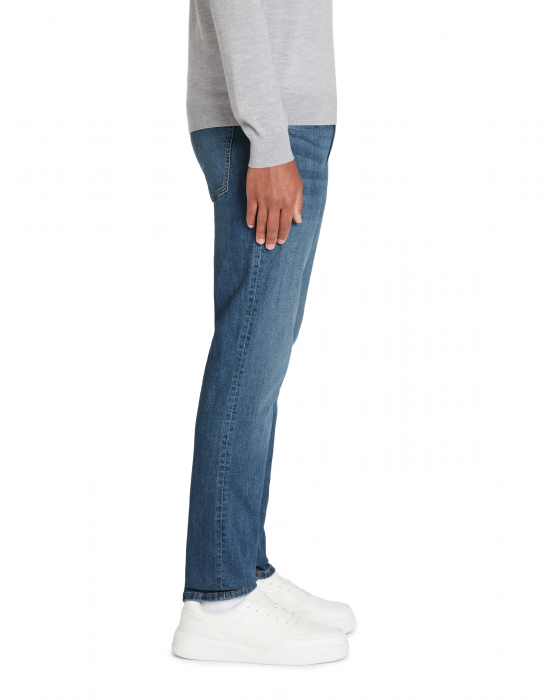 Celio Blugi Albastri C15 Straight Barbati [4]