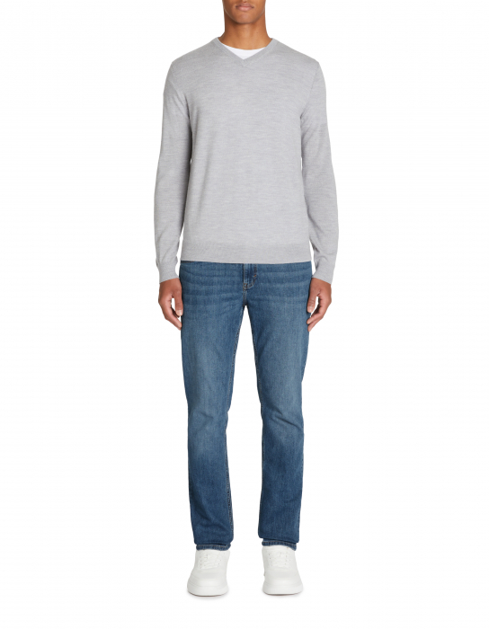 Celio Blugi Albastri C15 Straight Barbati [3]