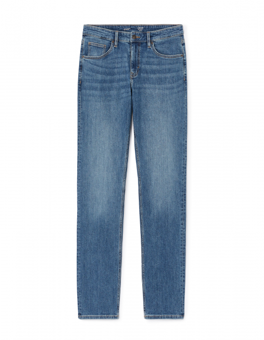 Celio Blugi Albastri C15 Straight Barbati [6]