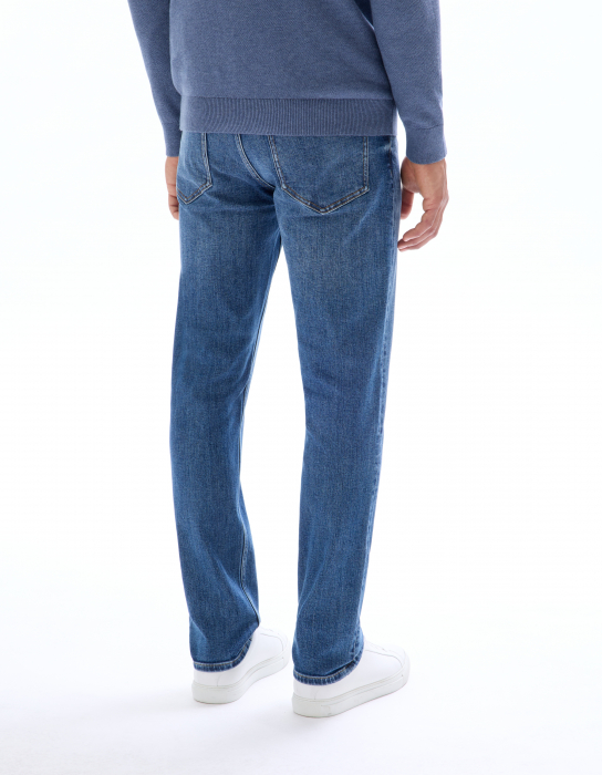 Celio Blugi Albastri C15 Straight Barbati [2]