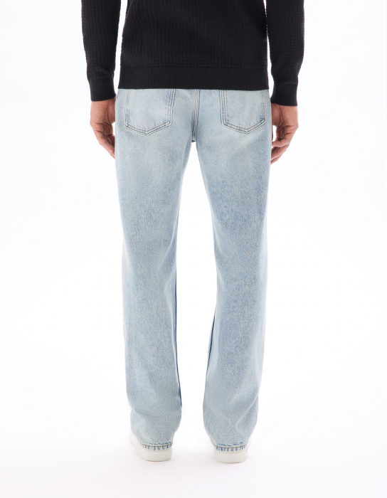 Celio Blugi Albiți Bottom Flare Barbati [3]