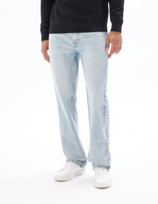 Celio Blugi Albiți Bottom Flare Barbati [2]