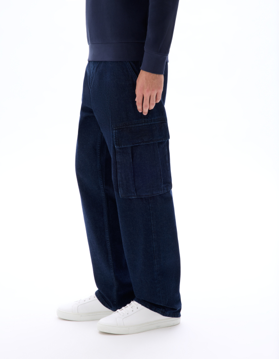 Celio Blugi Navy Bottom Cargo Barbati [4]