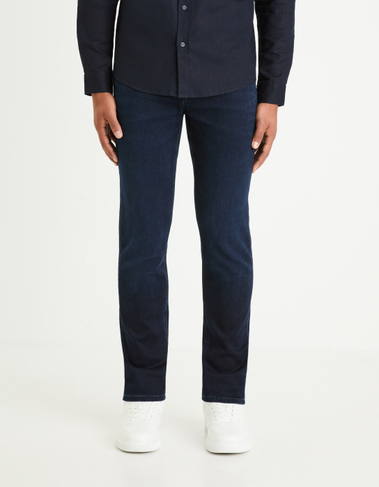 Celio Мужские Джинсы Темно-Синие C15 Straight [3]