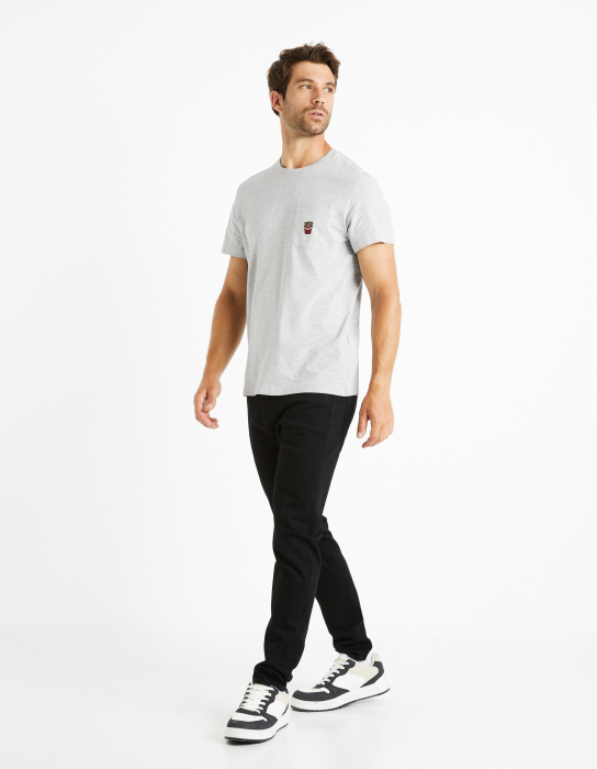 Celio Blugi Negri C25 Slim Barbati [4]