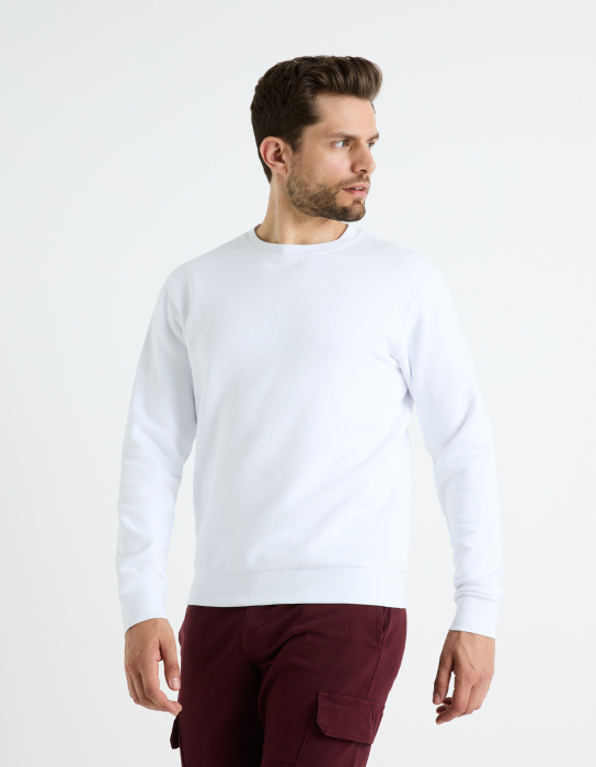 Celio Мужской Свитшот Белый Regular [3]