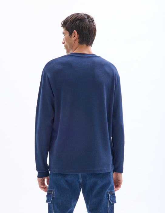 Celio Bluza Navy  Barbati [3]