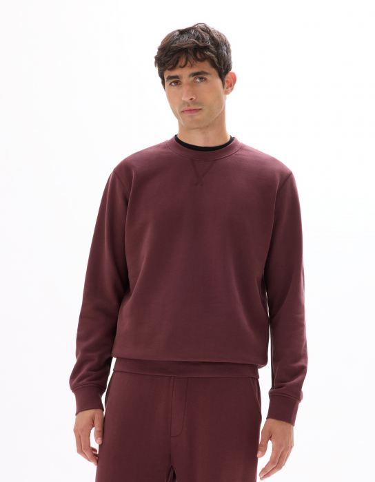 Celio Bluza Bordeaux Round Col  Barbati [2]