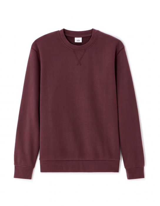 Celio Bluza Bordeaux Round Col  Barbati [5]