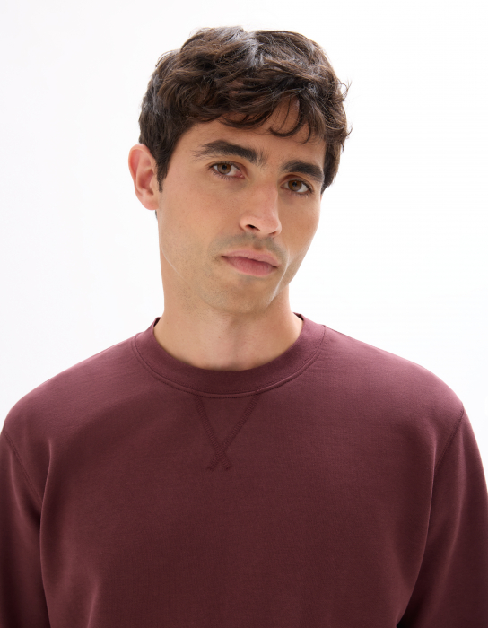 Celio Bluza Bordeaux Round Col  Barbati [4]