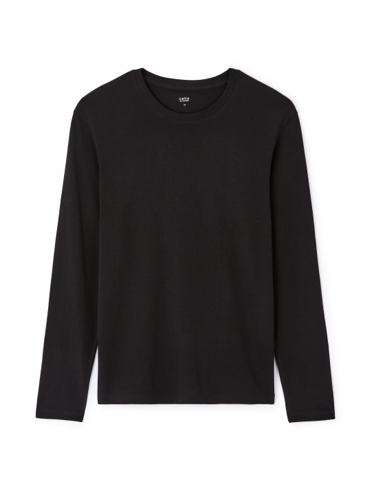 Celio Bluza Neagra Straight Barbati [4]