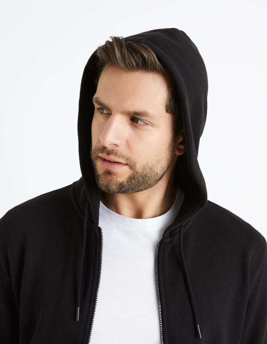 Celio Bluza Neagra Regular Barbati [4]