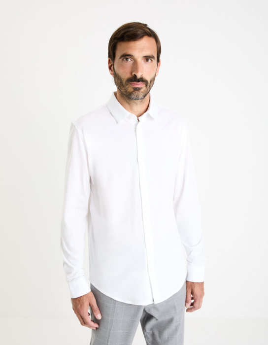 Celio Мужская Рубашка Белая Modern [3]