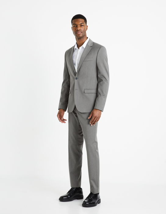 Celio Мужская Рубашка Белая Extra Slim [3]