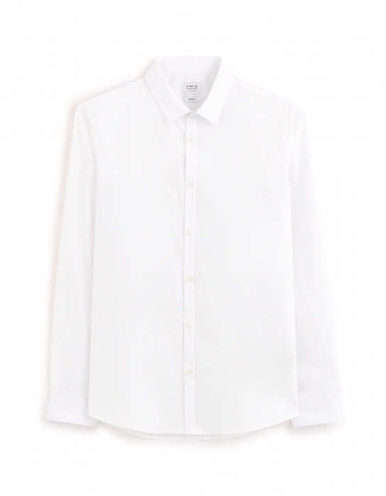 Celio Мужская Рубашка Белая Extra Slim [4]