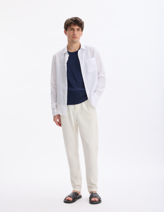 Celio Мужская Рубашка Белая Regular [1]