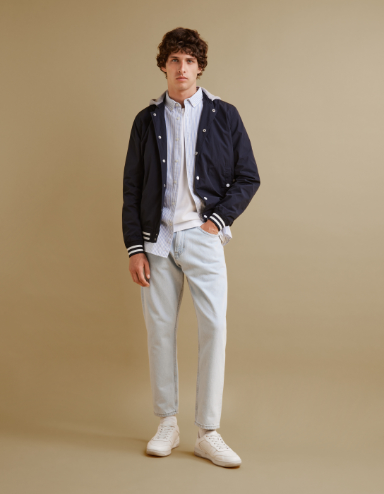 Celio Мужская Рубашка Синяя Regular [4]