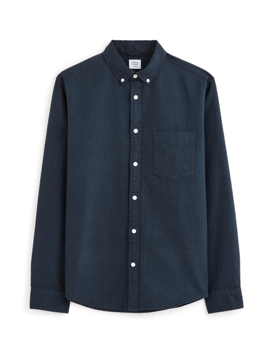 Celio Рубашка Dark Navy  [5]