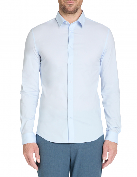 Celio Мужская Рубашка Светло-Синяя Extra Slim [3]