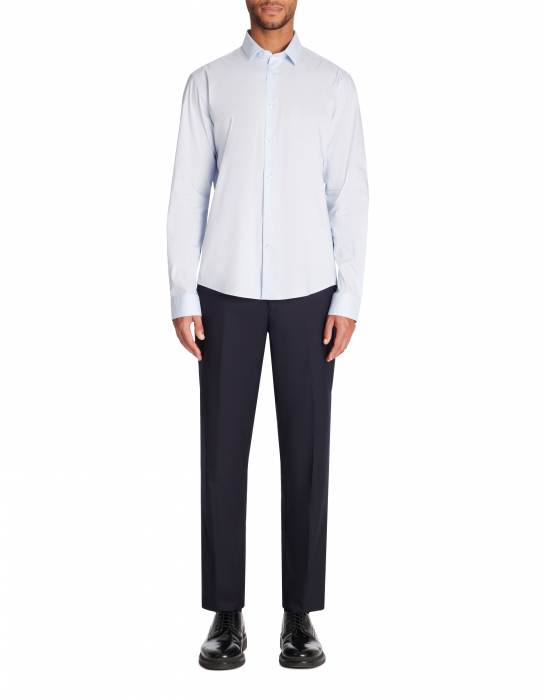 Celio Мужская Рубашка Светло-Синяя Regular [1]