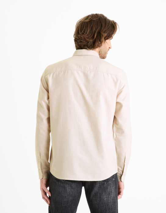 Celio Рубашка Bej Regular [3]