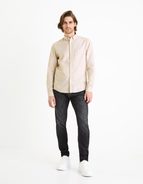 Celio Рубашка Bej Regular [1]