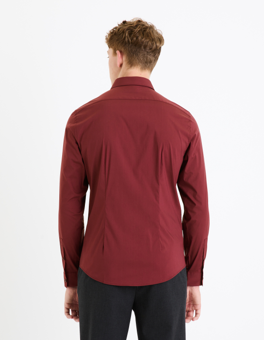Celio Camasa Rosie-Visinie Slim Barbati [3]