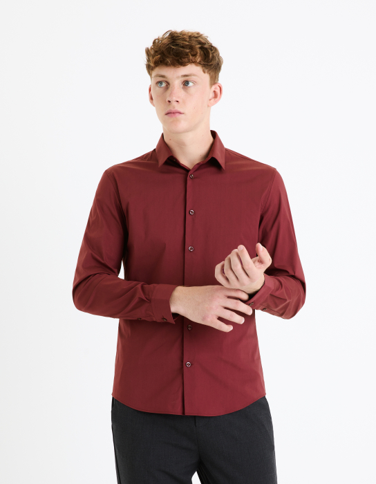Celio Camasa Rosie-Visinie Slim Barbati [2]