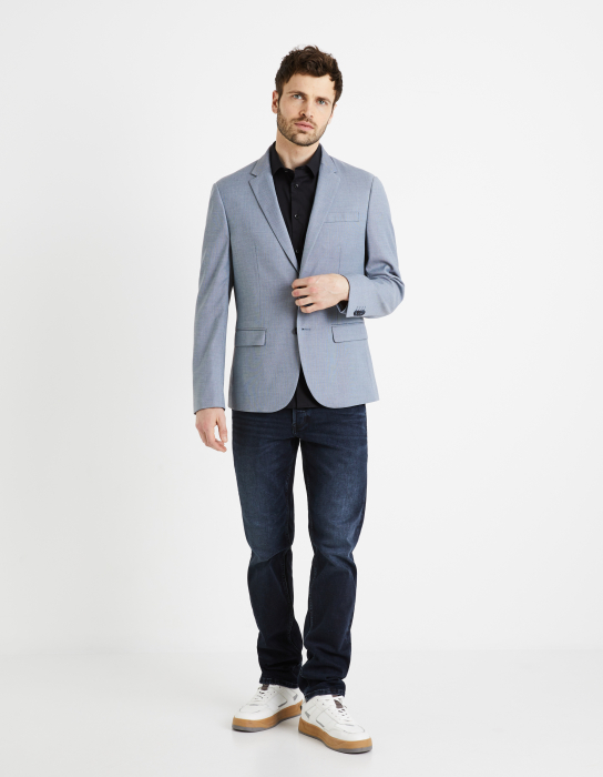 Celio Camasa Cu Maneca Scurta Neagra Slim Barbati [3]