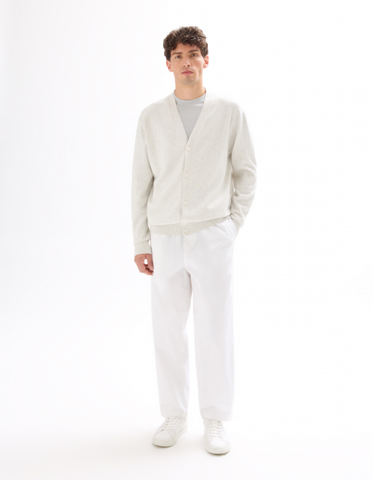 Celio Cardigan Alb  Barbati [1]