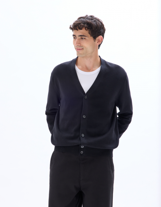 Celio Cardigan Negru  Barbati [2]