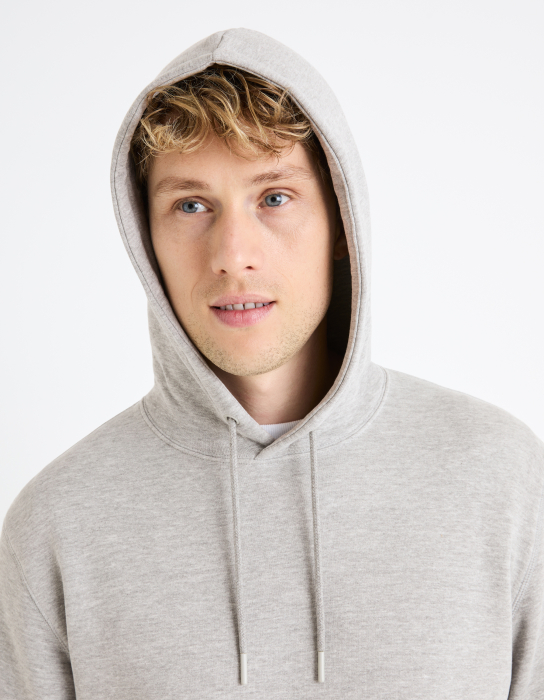 Celio Мужская Толстовка Светло-Серая Regular [4]