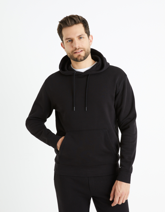 Celio Мужская Толстовка Чёрная Regular [3]