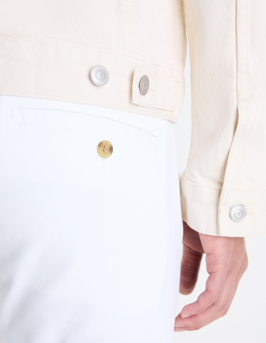 Celio Pantaloni Albi Slim Barbati [5]