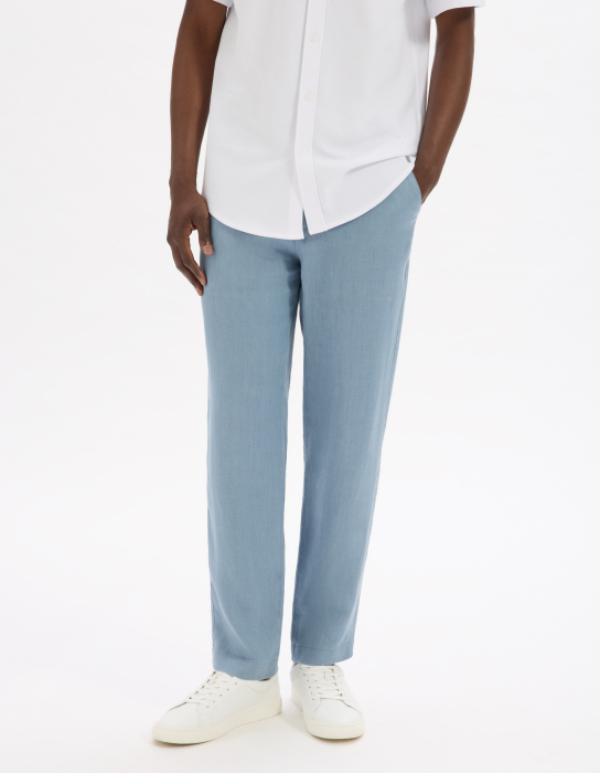 Celio Pantaloni Albastri Deschisi  Barbati [3]