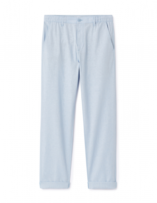 Celio Мужские Брюки Синие Straight [5]