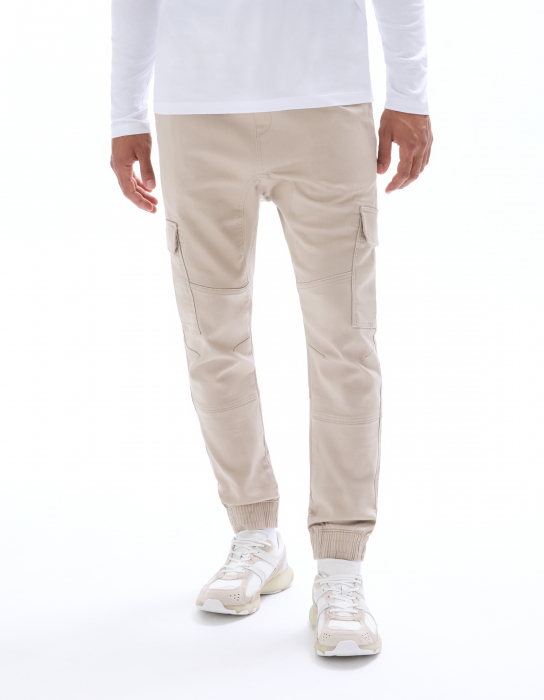 Celio Pantaloni Bej Cargo Barbati [1]