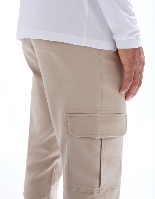 Celio Pantaloni Bej Cargo Barbati [5]