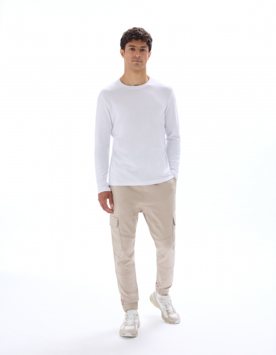 Celio Pantaloni Bej Cargo Barbati [3]