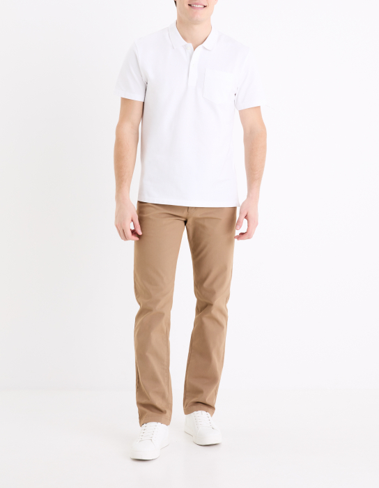 Celio Pantaloni Crem Straight Barbati [1]