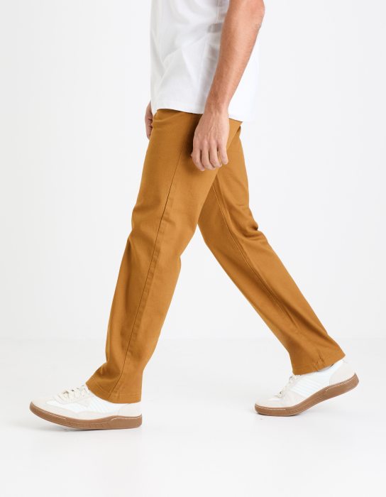 Celio Pantaloni Maro Straight Barbati [5]