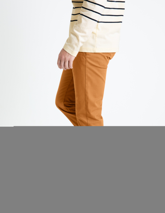 Celio Pantaloni Maro Slim Barbati [4]