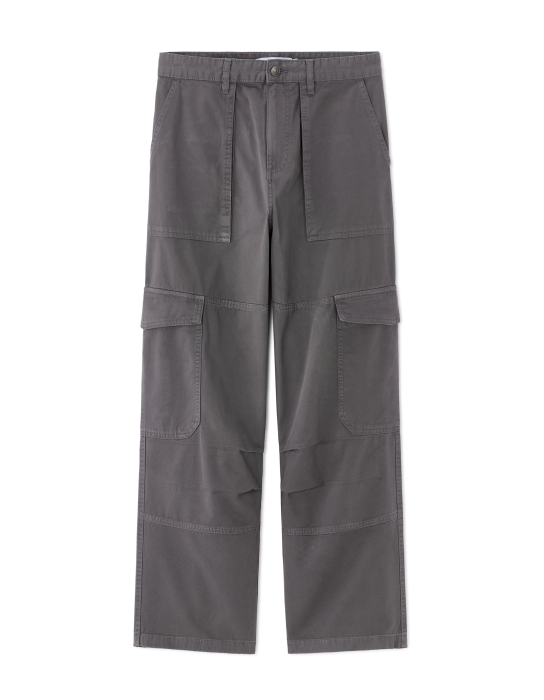 Celio Pantaloni Gri Inchis Baggy Barbati [8]