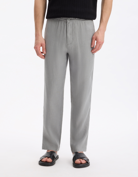 Celio Pantaloni Gri Deschis  Barbati [2]