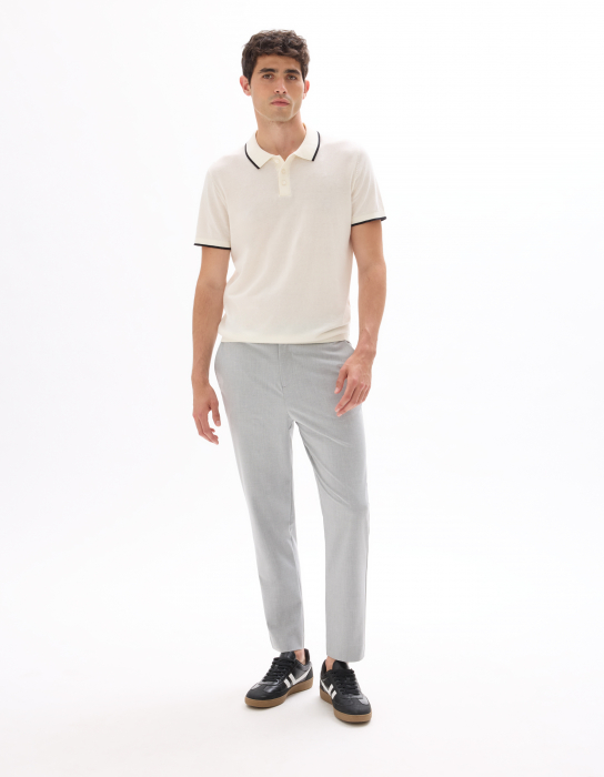Celio Pantaloni Gri Deschis 24H Barbati [4]