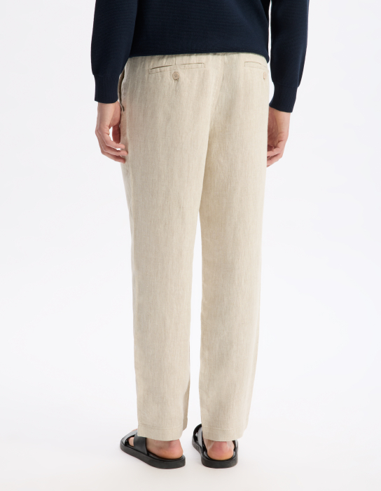 Celio Мужские Брюки Бежевые Straight [2]