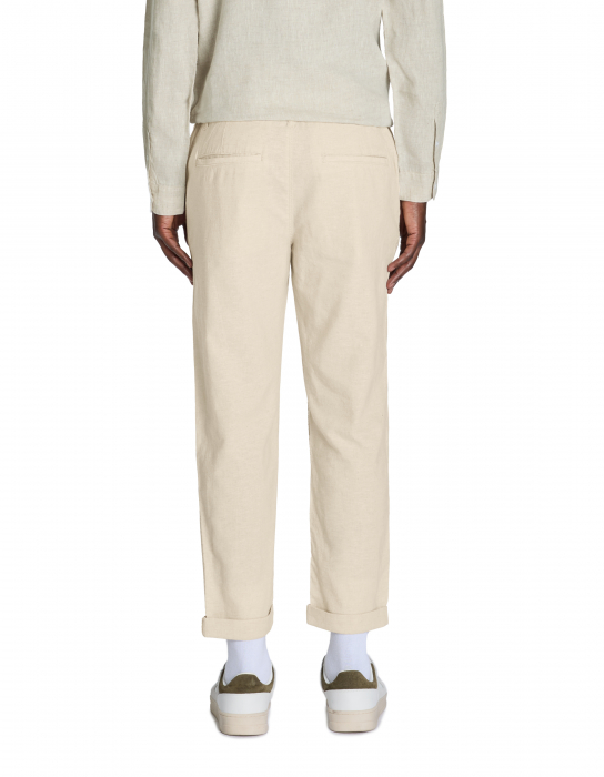 Celio Мужские Брюки Кремовые Straight [2]