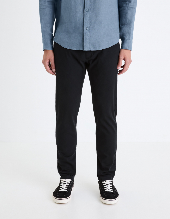 Celio Мужские Брюки Чёрные Slim [3]