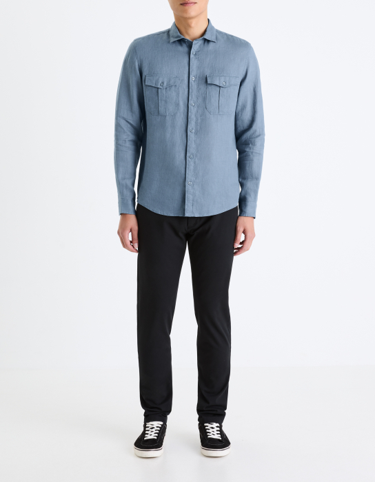 Celio Мужские Брюки Чёрные Slim [1]