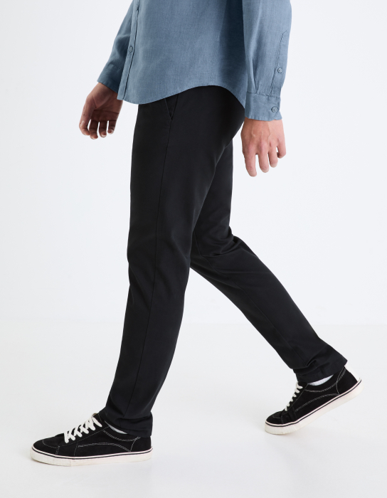 Celio Мужские Брюки Чёрные Slim [4]